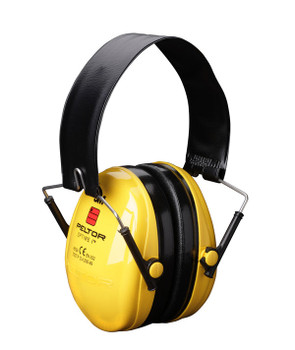 3M Peltor Optime 1 Ear Defenders Folding Headband Yellow H510F-404-GU