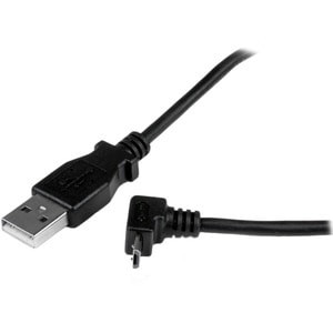 Startech 1M Micro Usb Cable A To Up Angle Micro B Cable for Smartphone Digital C USBAUB1MU