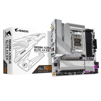 Aorus B650 Aorus Elite Ax Ice Socket Am5/B650/Ddr5/S-Ata 6Gb/S/Micro Atx B650M AORUS ELITE AX ICE
