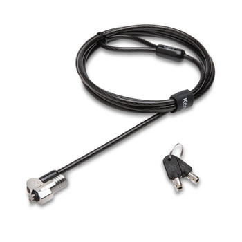 Kensington Nanosaver Keyed Laptop Lock. Product Colour: Black Stainless Steel Be K64444WW