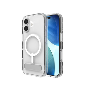 Zagg Crystal ace Snap Kickstand Button Cover Case for Apple Iphone 17. Case T 702319711