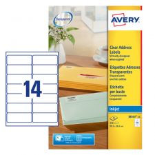 Avery J8563-25 QuickPEEL Address Labels 25 Sheets 14 Labels per Sheet J856325