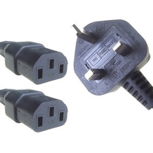 Group Gear Connektgear Splitter Cord 2.50M United Kingdom for Monitor Computer B 27-0115B