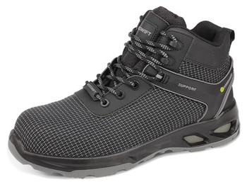 Beeswift Himley Tpu Tek Composite Mid Lightweight Safety Work Boot Black Size 7 CF3707