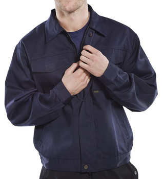 Beeswift Heavyweight Drivers Jacket Navy Blue Size 48 PCJ9N48