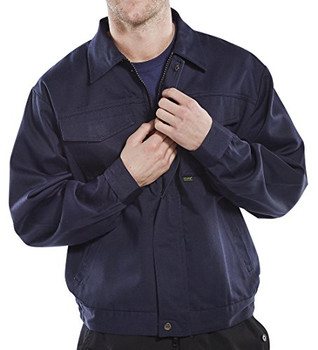Beeswift Heavyweight Drivers Jacket Navy Blue Size 48 PCJ9N48