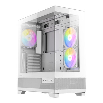 Antec Cx700 Mid Tower Gaming Case White 270 Full-View Tempered Glass 3 X 120 Mm 0-761345-10132-5