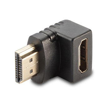 Lindy Hdmi Female To Hdmi Male 90 Degree Right Angle Adapter Down. Connector 1: 41085