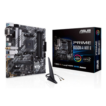 ASUS PRIME B550M-A WIFI II AMD B550 Socket AM4 Micro ATX 90MB19X0-M0EAY0