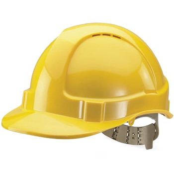 Beeswift Comfort Vented Safety Helmet Yellow BBVSHY