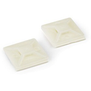Startech 100 Pack Cable Tie Mounts With Adhesive Tape for 0.18In 4.6Mm Wide Ties CBMCTM2