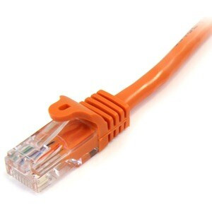 Startech 2 M Orange Cat5E Snagless Rj45 Utp Patch Cable 2M Patch Cord Ethernet P 45PAT2MOR
