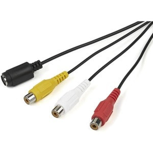 Startech Usb Video Capture Adapter Cable S-Video/Composite To Usb 2.0 Twain Supp SVID2USB232