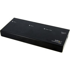 Startech 2 Port Dvi Video Splitter With Audio 1 X Dvi-I Dual-Link Video In ST122DVIA