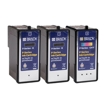 Brady P-1CMY2K Ink Multipack for BradyJet P-1CMY2K