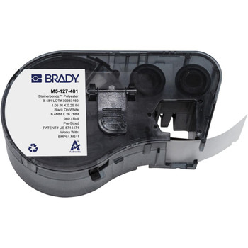 Brady M5-127-481 BMP51/BMP53/M511 Label M5-127-481