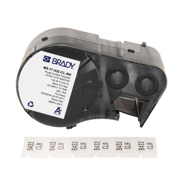 Brady M5-17-432-CL-BK BMP51/BMP53/M511 Label M5-17-432-CL-BK