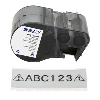Brady M5C-1500-584 BMP51/BMP53/M511 Label M5C-1500-584