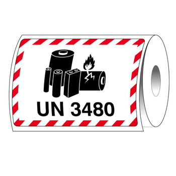 Brady T/ADM-LBM-UN3480-105X74-1000 Packaging Labels - T/ADM-LBM-UN3480-105X74-1000