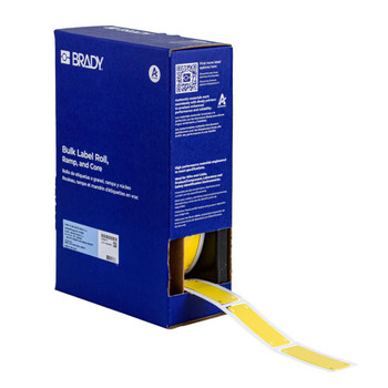 Brady BM-25X75-7643-YL-L Bulk Polyurethane Cable Tag BM-25X75-7643-YL-L