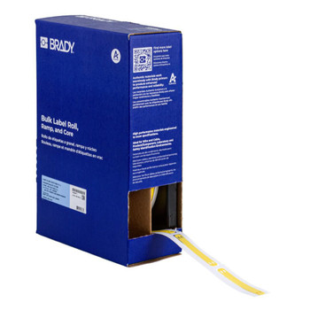 Brady BM-10X75-7643-YL-L Bulk Polyurethane Cable Tag BM-10X75-7643-YL-L