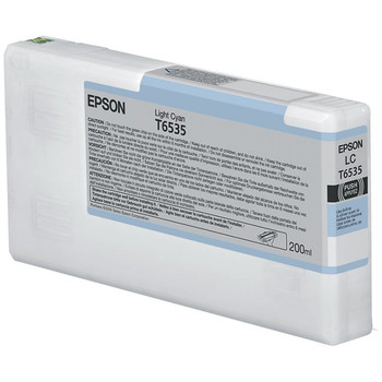 Epson T6535 Light Cyan Ink Cartridge 200ml Original 1 pcs C13T653500