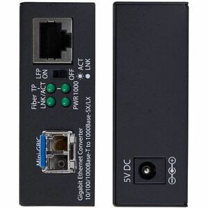 Startech Gigabit Ethernet Copper-To-Fiber Media Converter Sm Lc 20Km 10/100/1000 MCM1110SMLC20