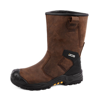 Jcb Workwear Denstone Rigger Boot Tan Size 10 DENSTONE/DB-10