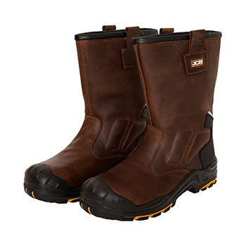 Jcb Workwear Denstone Rigger Boot Tan Size 12 DENSTONE/DB-12