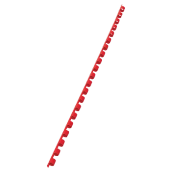 GBC 4028213 CombBind Binding Combs 6mm Red Pack of 100 4028213