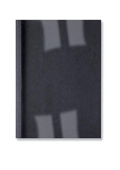 GBC IB451614 Leathergrain Binding Covers A4 3mm Black Pack of 100 IB451614