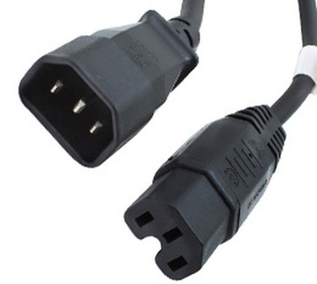 Origin Storage 3M Power Cable Pdu To Switch Iec C14M-Iec C15F. Cable Length: 3 M CAB-C14M-C15F-3M