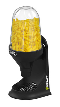 Beeswift Qed Dispenser System With 500 Foam Ear Plugs Black QED301DP