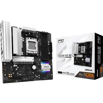 Asrock A620AM PRO RS AMD A620A Socket AM5 Micro ATX A620AM PRO RS