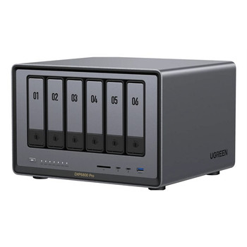 Ugreen NASync DXP6800 Pro NAS Compact Intel� Core� i5 i5-1235U 8 GB DDR5 UGOS Pr 25897B