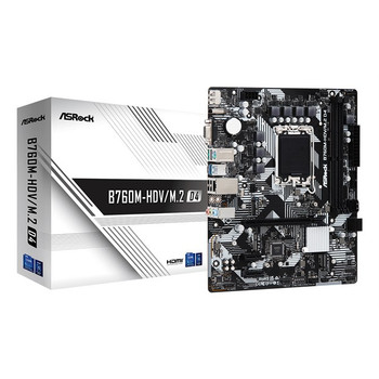 Asrock B760M-HDV/M.2 D4 Intel B760 LGA 1700 Micro ATX B760M-HDV/M.2 D4