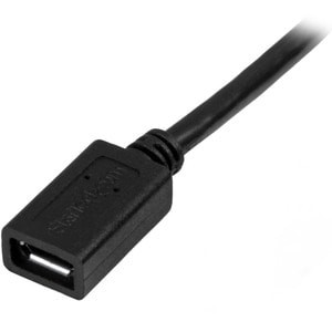 Startech 0.5M 20In Micro-Usb Extension Cable M/F Micro Usb Male To Micro Usb Fem USBUBEXT50CM