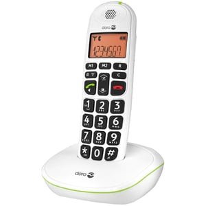 Doro Phoneeasy 100W Dect Cordless Phone White 300 M Range 1 X Phone Line Speaker 5543