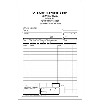 Rexel Twinlock Scribe 654 Sales Receipt 2 Part Sheets Pack 100 71295