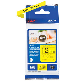 Brother TZE-631S label-making tape Black on yellow TZE631S