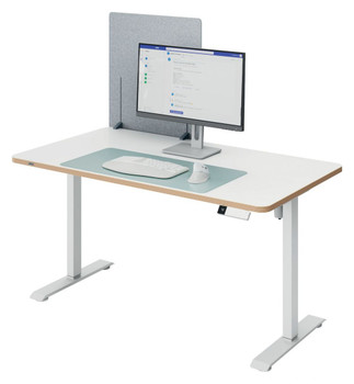Leitz 61220085 Height Adjustable Desk Divider - 60x70cm 61220085