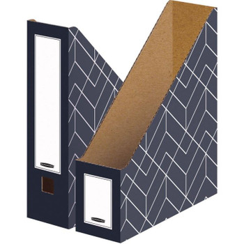 Bankers Box Decor Magazine File - Urban Midnight Blue Pack of 5 4483501