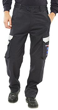 Beeswift Arc Compliant Trousers Navy Blue Size 32S CARC4N32S