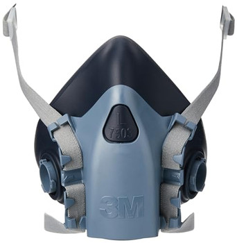 3M 7502 Silicone Half Mask Blue Size L 7503