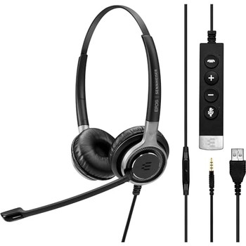 EPOS Sennheiser SC665 USB and 3.5mm Stereo Headset SC665USB