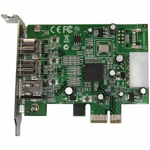 Startech 3 Port 2B 1A Lp 1394 Pci Express Firewire Card Add 2 Native Firewire 80 PEX1394B3LP