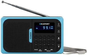 Blaupunkt PR5BL Radio Analog Black. Blue PR5BL