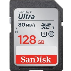 Sandisk Ultra. Capacity: 128 Gb Flash Card Type: Sdxc Flash Memory Class: Class SDSDUNB-128G-GN6IN