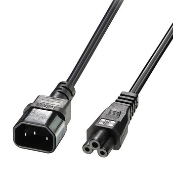 Lindy 2m IEC C14 to IEC C5 Mains Cable 30341