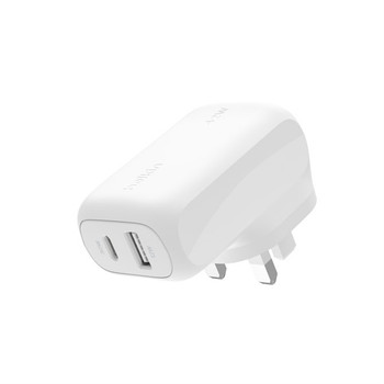 Belkin WCB009MYWH Mobile Device Charger Universal White AC Fast Charging Indoor WCB009MYWH